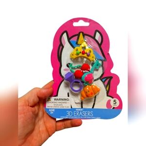 Premier 3D Erasers for Kids - Multicolor